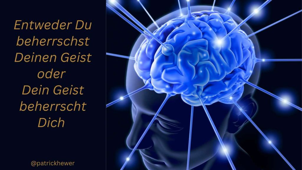 Abbildung eines Gehirns in Blau